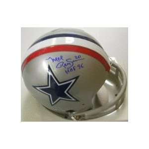  Mel Renfro Autographed Dallas Cowboys Mini Football Helmet 