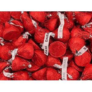 Hersheys Kisses   Dark Chocolate   Red Foil, 4.5 lbs  