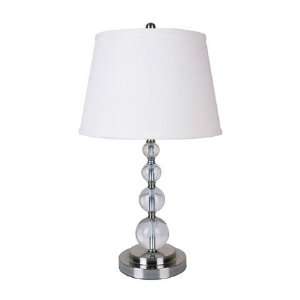  Crystal and Chrome Table Lamp: Home Improvement
