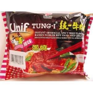 Tung I Ramen Instant Noodles, Artificial Spicy Beef, 3 oz (30 packs)