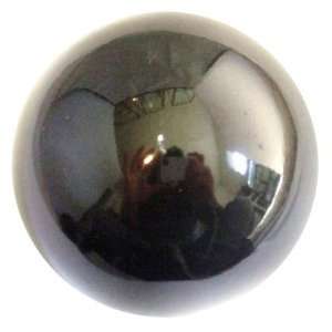   Ball 04 Black Crystal Sphere Shiny Earth Mineral Vigor Energy 2.7