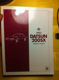   Service Manual    Original Nissan Motors Manual for 200SX!  
