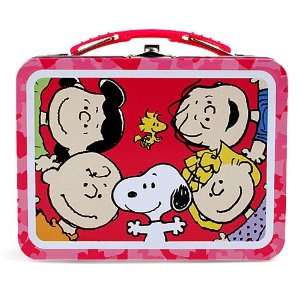  Peanuts Tin Lunch Box [Charlie and the Gang] Toys & Games