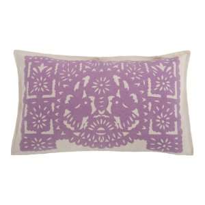  Thomaspaul   Mod Mex Banner Violet Pillow