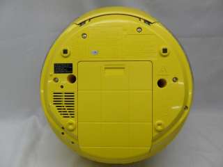 Sony Yellow Boombox CD Radio Cassette Player Model CFD E75  