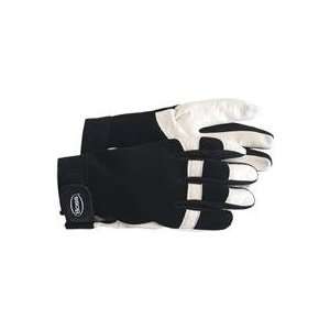  Best Quality Goatskin With Spandex Glove / Black Size 