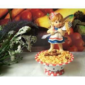   : CLOSEOUT Kitchen Fairy Standing In Spaghetti Bowl: Kitchen & Dining