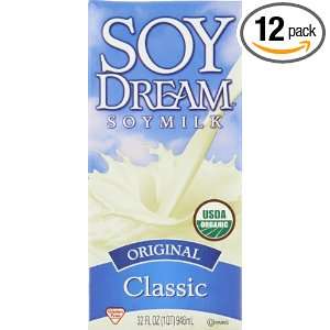 Imagine Soy Dream Soymilk, Original, 32 Ounce Boxes (Pack of 12 