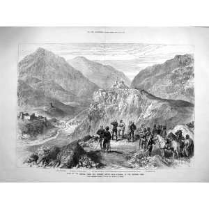  1878 Fort Ali Musjid Lala Cheena Khyber Pass Cavagnari 