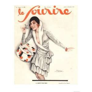  Le Sourire, Mistletoe Womens Magazine, France, 1929 Giclee 