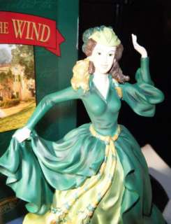 Gone With The Wind Scarlett in Green Figurine Music Box San Francisco 