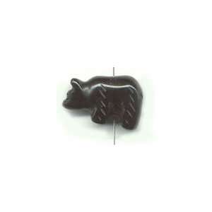  Black Obsidian Bear Bead Arts, Crafts & Sewing
