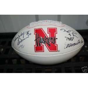  Rozier, Rodgers, Crouch Heisman Autographed Nebraska 