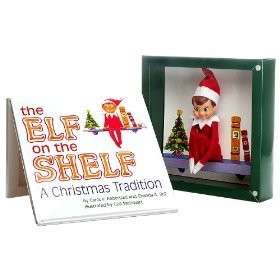 The Elf on the Shelf PLUS Activity BOOK w Stickers CD  