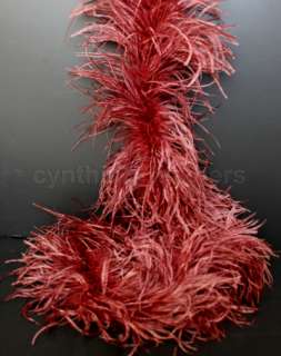   Chocolate Brown Ostrich Feather Boa, High Quality Cynthias Feathers