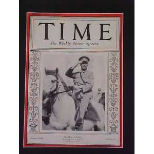 General Chiang Kai Shek China December 11 1933 Time Magazine Fabulous 