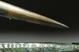 An Important European Bronze Age full handled sword, with scabbard 