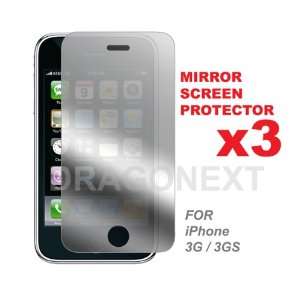  3X Mirror Lcd Screen Protector Cover For Iphone 3G 3Gs 