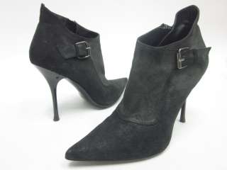CHARLES DAVID Shimmer Finished Suede Ankle Boots Sz 7  