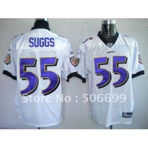  2011 baltimore ravens 55 suggs white jersey usa football 