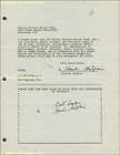CHARLIE THE LITTLE TRAMP CHAPLIN   DOCUMENT DOUBLE SIGNED 07/05/1946