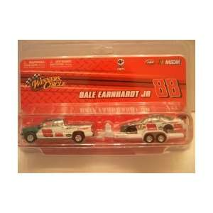   Dale Earnhardt Jr Chevrolet Pick up w/ Trailer & Car: Toys & Games
