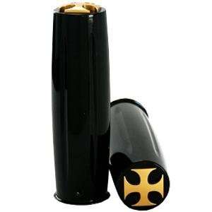  NYC Choppers 3 D Maltese Cross Grips     /Gold Automotive