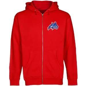  NCAA Stony Brook Seawolves Red Logo Applique Midweight 