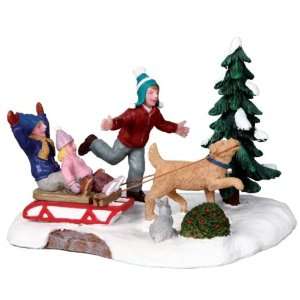 Lemax Village Collection Christmas Village Accessory   Rover Takes 