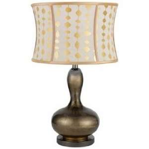  Walton Reverse Painted Glass Table Lamp: Home Improvement
