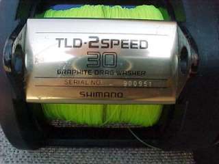 Shimano TLD 2 Speed 30 trophy fish reel  
