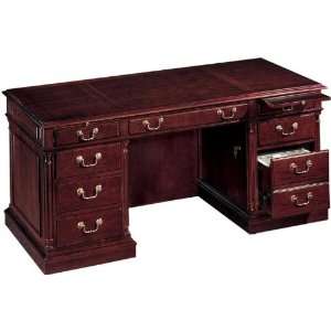  66 Double Pedestal Executive Desk IGA637: Office Products