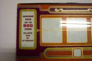 USED SLOT MACHINE GLASS FACE PLATE like stained glass  