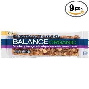  Balance Bar Snack Bar, Cranberry Pomagrante Crisp (Pack of 