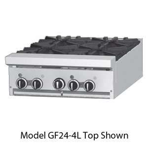  Natural Gas Garland GF24 4T 4 Burner Modular Top 24 Gas 