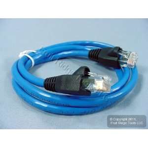  Leviton Blue Cat 5e 3 Ft Patch Cord Network Cable Booted 