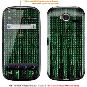 Protective Decal Skin Sticker for AT&T Pantech BURST case cover Burst 
