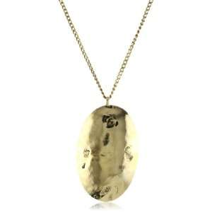  Citrine by the Stones Gold Pendant Oval Short Necklace 