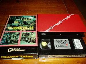 Skittle Tales VHS BOX WORN Nancy Ninepin/Red Beard  
