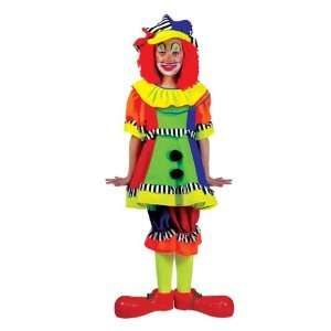  Girls Spanky Stripes Kids Clown Costume: Toys & Games