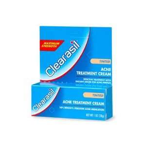  Clearasil Max Strength Acne TreatmentCream,Tinted 1 Oz 
