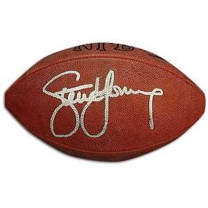 49ers Mounted Memories Steve Young Autograph Football ( Young, Steve 