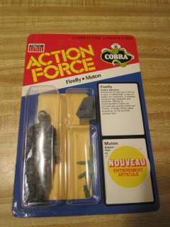 1985 Gi Joe Action Force Firefly v1 UK MOC *VERY RARE* *UNPUNCHED 