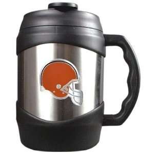 Cleveland Browns 52oz Stainless Steel Macho Travel Mug:  