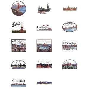 Skylines JUMBO Embroidery Designs by Amazing Designs on a Multi Format 