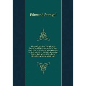   Ermittelten Fundorte Derselben (German Edition) Edmund Stengel Books