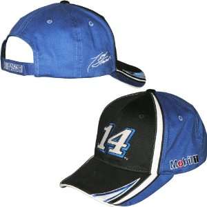  Checkered Flag Tony Stewart Mobil 1 Front Stretch Hat One Size 