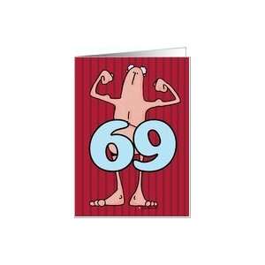  birthday guy   sixty nine Card Toys & Games