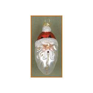  Margaret Cobane Glass Ornament   Mini Santa Head
