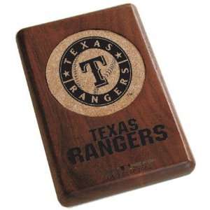 Texas Rangers Wood Coffee Mug Holder 